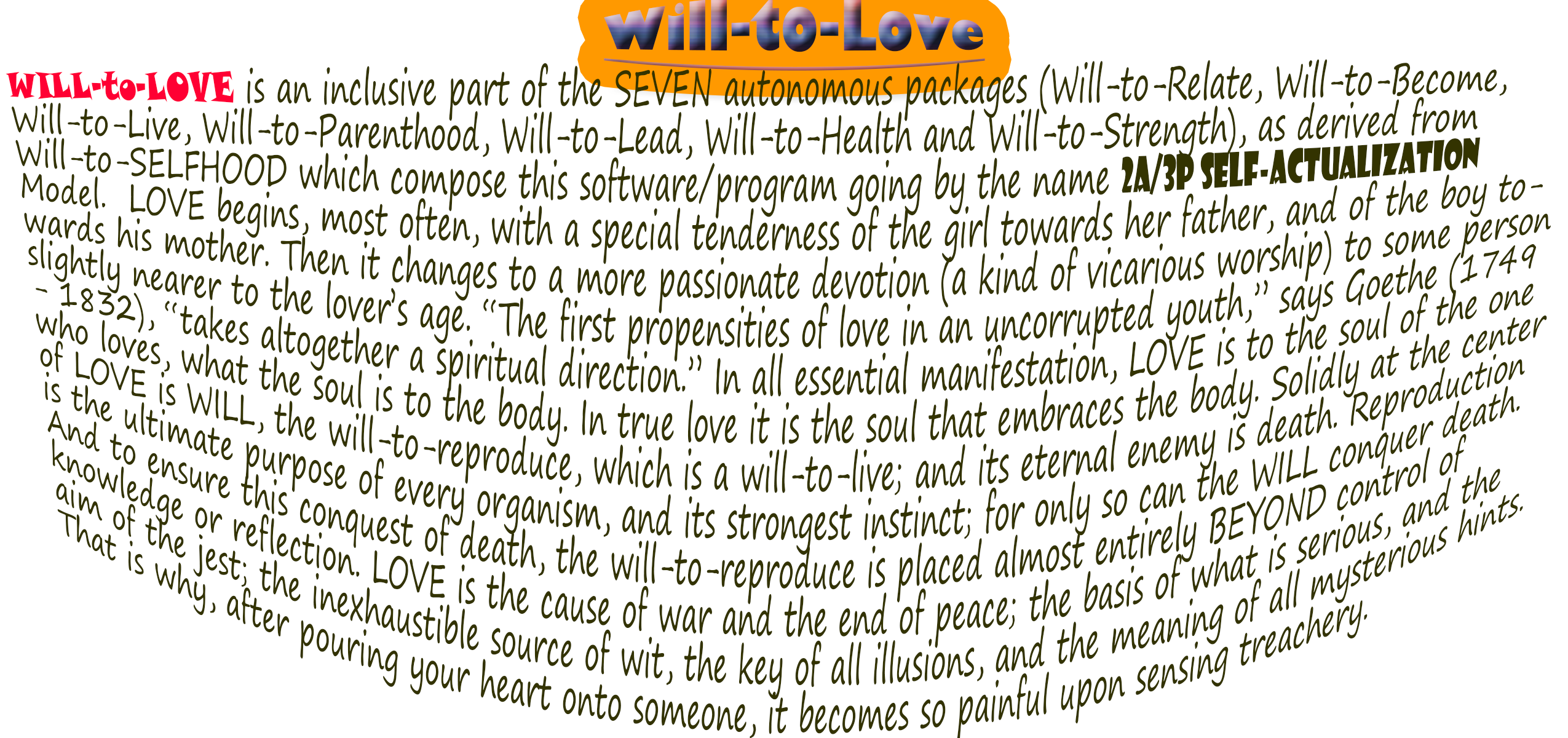Will to Love